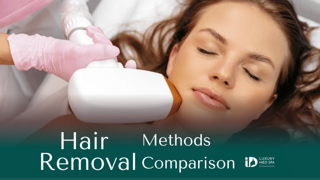 Hair Removal methods comparison